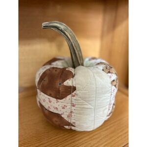 Quilted Pumpkin Fall Decor Autumn Harvest Thanksgiving Decoration‎